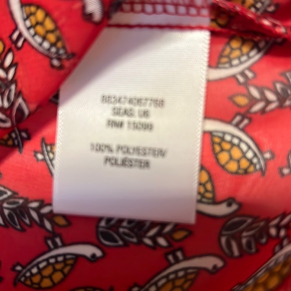 NWT Bongo  Boho Shear Paisley Flowy Tunic backless Red Top Sz. XS - Picture 6 of 11